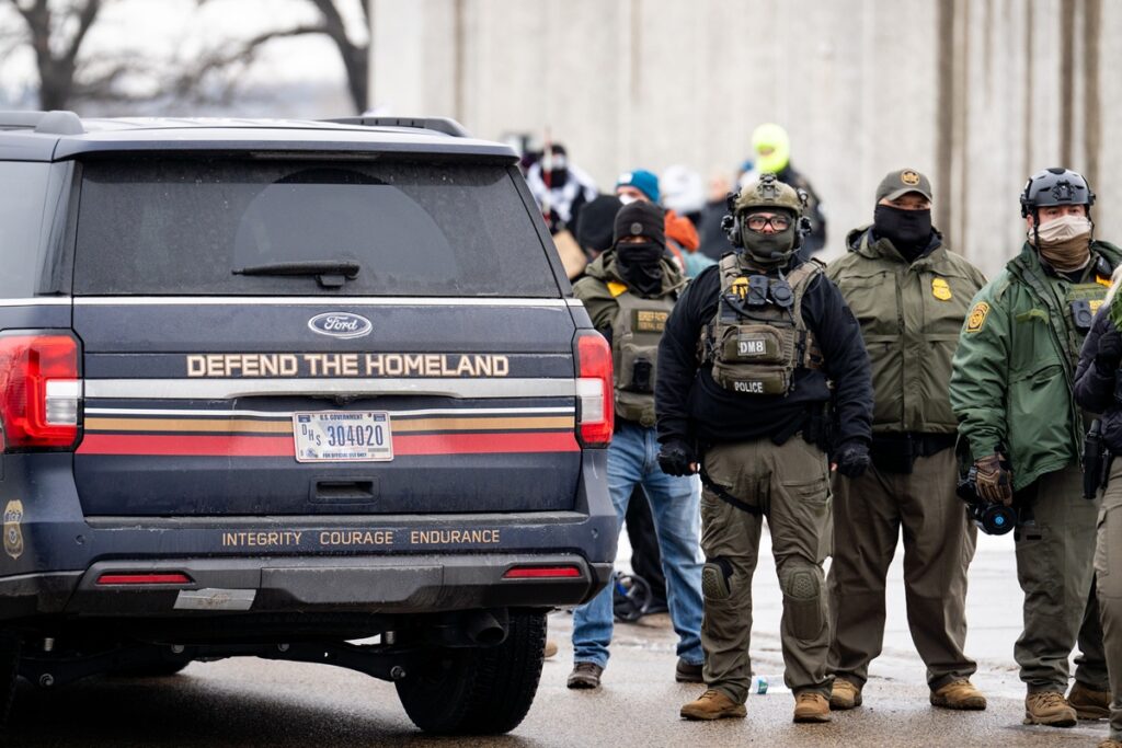Defend The Homeland SUV in Minneapolis